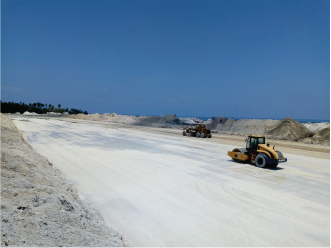 Runway Preparation Work In Progress