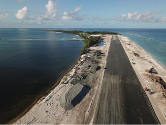 Runway Preparation Work In Progress